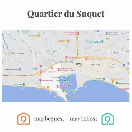 C004-cosy Proche La Croisette Et Le Suquet *